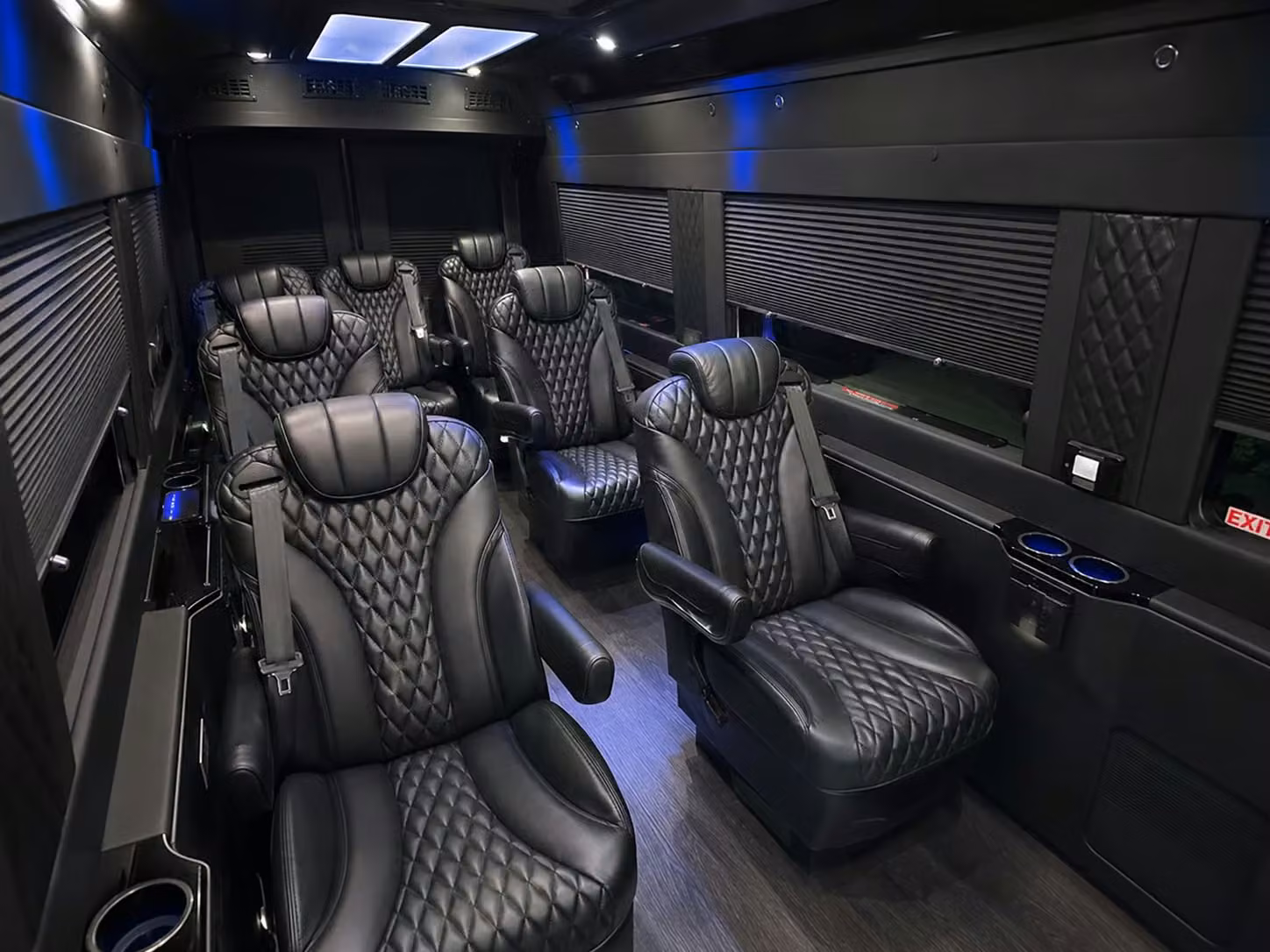 sprinter van with driver interior